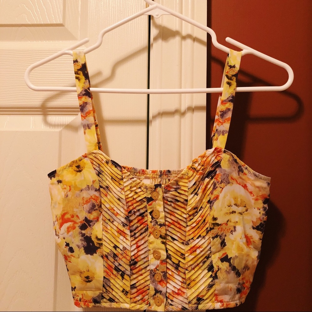 Flower crop top